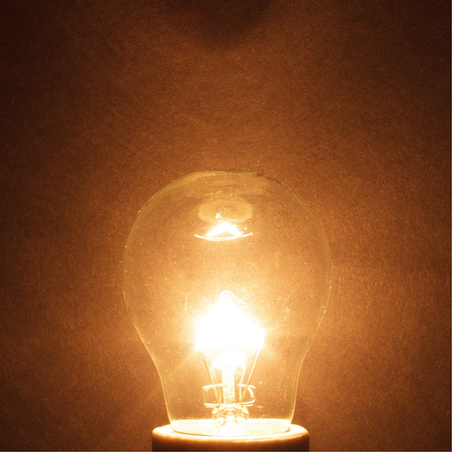 Appliance Light Bulb A15 25W (6 Pack) Incandescent Mini-Standard Shape with E26 Standard Medium Screw Base for Refrigerators, Ovens, 110V 120V 130V, Dimmable, 2700K Warm White