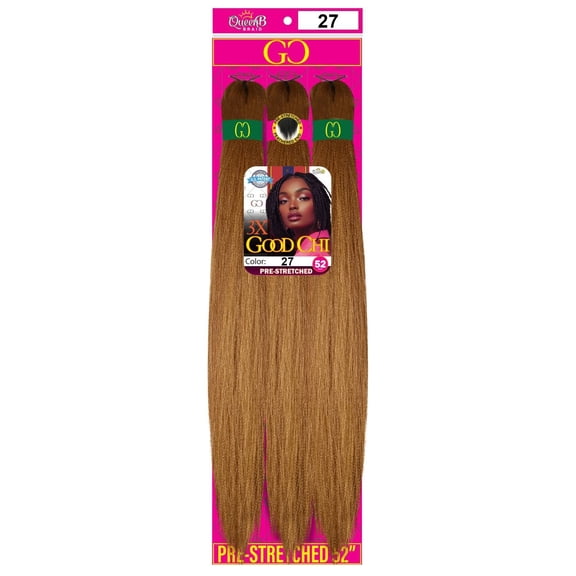 3X Good Chi Pre-Stretchced Braid 52" - #27