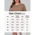 thumbnail image 3 of Gleelist Plus Size Rompers For Women Casual Fit Shot Tee Summer Romper Short Jumpsuits For Women Stretchy Overalls with Pockets XL-5XL, 3 of 6