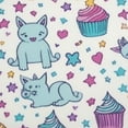 thumbnail image 6 of Unicorn Cat Fitted Tablecloth Round Elastic Table Cover, Pattern with, 6 of 8