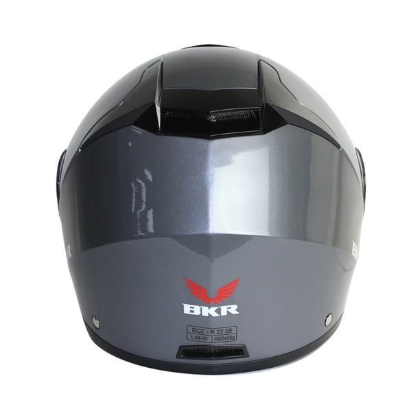 CASCO BKR SUPREME GRIS METALICO L ABATIBLE SVS BKR SUPREME ABATIBLE Walmart en linea