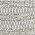 thumbnail image 6 of Nourison Woven Raised Striped Grey 18" x 18" Indoor/Outdoor Throw Pillow, 6 of 6