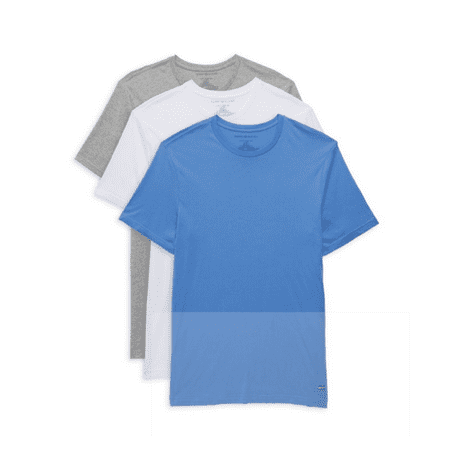 TOMMY HILFIGER White 3-Pack Cotton Classic Crew Neck T-shirts, Multicolor Size L