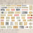 thumbnail image 3 of 100 Uds. Pegatinas decorativas para móviles, pegatinas de papel de sello Vintage para sellos de sobres, 3 of 4