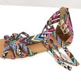 thumbnail image 3 of SHENGXINY Ladies Casual Sandals Bohemian Colorful Leopard Snake Print Summer Sandals Gladiator Large 35-43 Flat Ankle Strap Sandals, 3 of 5