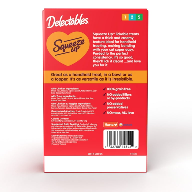 Delectables Squeeze Up Tuna Chicken Vegetables Flavor Topper