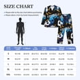thumbnail image 4 of Balery Football Pijama para Hombre de Dos Piezas con Manga Larga, Conjunto de Dormir y Descanso Suave con Bolsillos-X-Large, 4 of 7