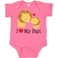 thumbnail image 3 of Inktastic I Love My Papi Childs Boys or Girls Baby Bodysuit, 3 of 5