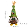 thumbnail image 3 of Fall Gnomes Autumn Tomte Farmhouse Tiered Tray Decor Fall Home Decor Shelf Sitter Nordic Swedish Nisse Elf Dwarf Thanksgiving Day Gift, 1PC, 3 of 6
