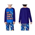 thumbnail image 2 of Beezizac Pajamas for Boys Blue Gamer Long Sleeve & Pants 2-Piece PJ Set Kid Sleepwear Size 16, 2 of 7