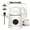 white, variant on Electric Milk Frother & Steamer, 4-in-1 Automatic Milk Frother, Hot & Cold Foam, Ceramic-Coated Interior, LED Touch Control, 13.5 oz (400ml), Auto Shut-Off, Cream White