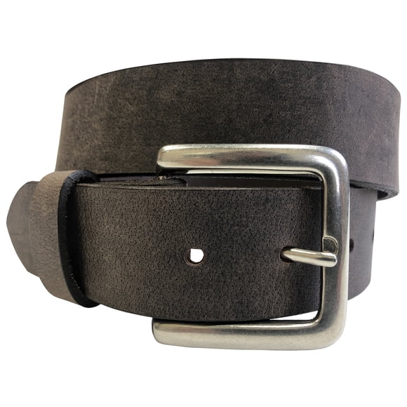 1.5″ Crazy Horse Brown Buffalo Leather Belt - Canadian Crafted