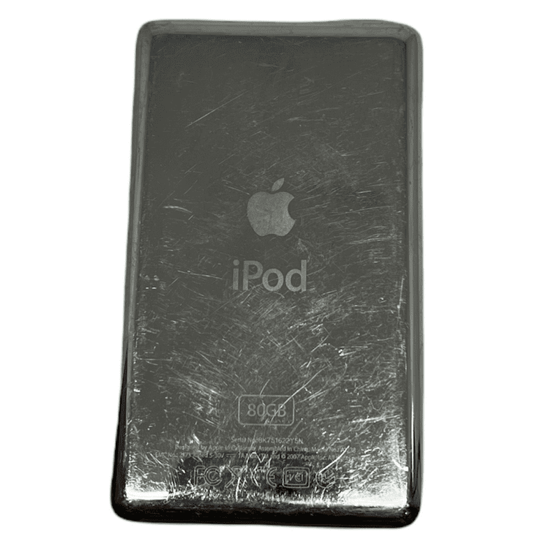 Pre-Owned Apple 6th Gen 80GB Silver Classic MP3 Audio Video Pre-Owned Apple 6th Gen 80GB Silver Classic MP3 Audio Video