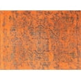 thumbnail image 1 of Ahgly Company Machine Washable Indoor Rectangle Traditional Orange Red Area Rugs, 5' x 8', 1 of 7
