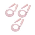 thumbnail image 2 of Cuerdas para saltar antideslizantes para adultos, 3 uds., para competición de ejercicio en interiores Rosa, 2 of 8