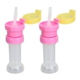 thumbnail image 4 of 2 Uds Botella De Agua Tapa Giratoria Botella De Repuesto Válvula De Mordida con Pajita ABS Antiasfixia Botella De Agua Portátil A Prueba De Polvo Sombrero para Botella Deportiva, 4 of 5