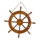 thumbnail image 4 of Decoración de rueda de barco de madera náutica, decoración de arte de pared de dirección de barco de barco, adorno colgante de pared de rueda de barco Sunnimix Dirección de Embarcaciones Náuticas, 4 of 8