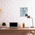 thumbnail image 2 of Stupell Industries Blue Zebra Stripes Animal Close-Up Portrait Wall Plaque, 13 x 19, Design by Victoria Borges, 2 of 6