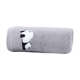 thumbnail image 2 of Toalla con bordado de panda | Toalla facial de algodón suave | Toalla de mano absorbente para baño y cocina | Toallita de secado rápido para rostro y manos, 2 of 6