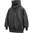 thumbnail image 1 of Chandails à Capuchon Hip-Hop Unisexes Surdimensionnés d'Automne, Sweat à Capuche Rétro pour Femmes et Hommes, 1 of 1