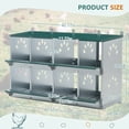 thumbnail image 5 of Leumius Nesting Boxes for Chickens,8-Hole Chicken Nesting Boxes Wall Mount,Large Vented Holes Chicken Coop Box for Outdoor Chicken Coop Farm Yard,Green, 5 of 7
