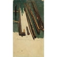 thumbnail image 2 of Thomas Fearnley 12x18 Gold Ornate Wood Frame and Double Matted Museum Art Print Titled - Logs at the Beach, 2 of 4