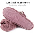thumbnail image 3 of ULTRAIDEAS Women's Lightweight Bow-knot Ballerina Slippers House shoes, 3 of 5