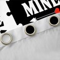 thumbnail image 4 of jejeloiu Mr And Mrs Curtains Pack of 2 (42x84 Each),Couple Gifts Curtains Blackout,White Black Bedroom Curtains For Men Women,Super Cozy Room Decor, 4 of 6
