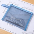 thumbnail image 5 of Weloille A5 Clear Mesh Storage Bag 1 Piece, Multifunctional Portable Handle File Bag, Breathable Lightweight Organizer Pouch, for Storing Pens Cosmetics Toys Office Supplies Small Items, 5 of 6