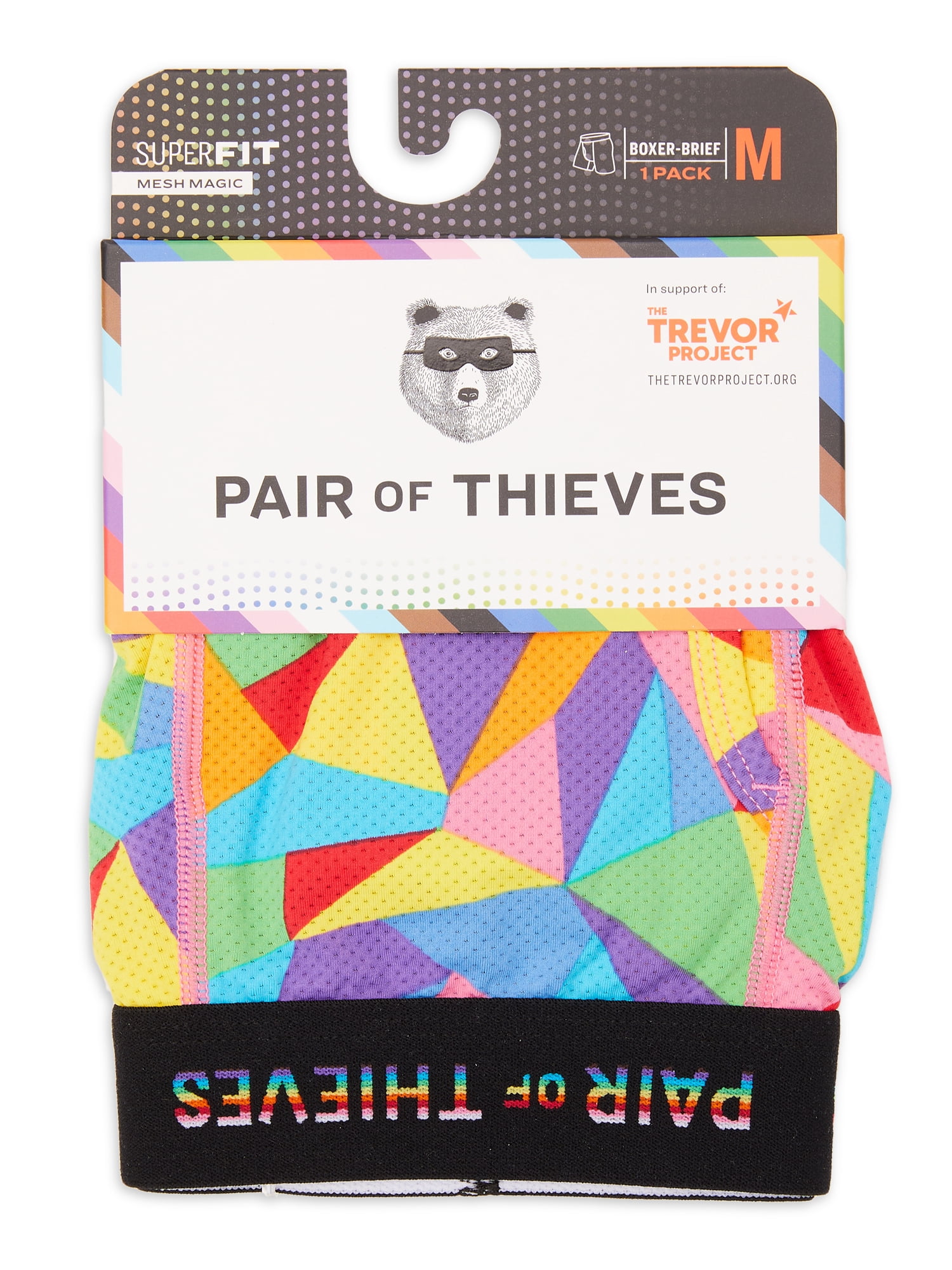 Pair of Thieves Men’s SuperFit Boxer Briefs, 1-Pack, Sizes S-3XL