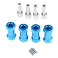 thumbnail image 2 of Hexagonal de Rueda de 12mm 15/20/25mm Adaptador de Extensión Más Combinador para Wraith CC01 AXIAL SCX10 :10 Coche Azul -25mm Hugo Hub Adaptador extendido hexagonal, 2 of 10