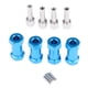 thumbnail image 2 of Adaptador de buje combinador hexagonal de 12 mm (15-25 mm) para Wraith CC01 AXIAL SCX10 D90 AX10 Azul -25mm, 2 of 9