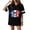Black Short Sleeve, variant on Mexico Soccer Jersey for Women Crew Neck Football Trendy T-Shirt Short Sleeve Vocation Soccer Ball Graphic 2026 Shirt Spain Brazil Argentina France Germany Portugal White XL