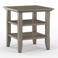thumbnail image 1 of Trent Home Table d'Appoint Carré de Style Transitionnel en Bois de 19 Po, Gris, 1 of 11