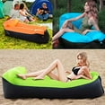thumbnail image 6 of HEJULIK Inflatable sofa lounger, waterproof, leak-proof design Top pillow model with matching bag - suitable for travel, outdoor, camping, hiking, beach parties, picnics, 6 of 8
