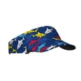 thumbnail image 2 of Bingfone Adjustable Empty Top Sun Visor For Women And Men-Cartoon Shark, 2 of 8