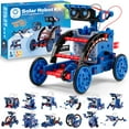 thumbnail image 1 of Kit de construcción de robots solares Sillbird 12 en 1 STEM, regalo para niños de 8 a 12 años, 1 of 8