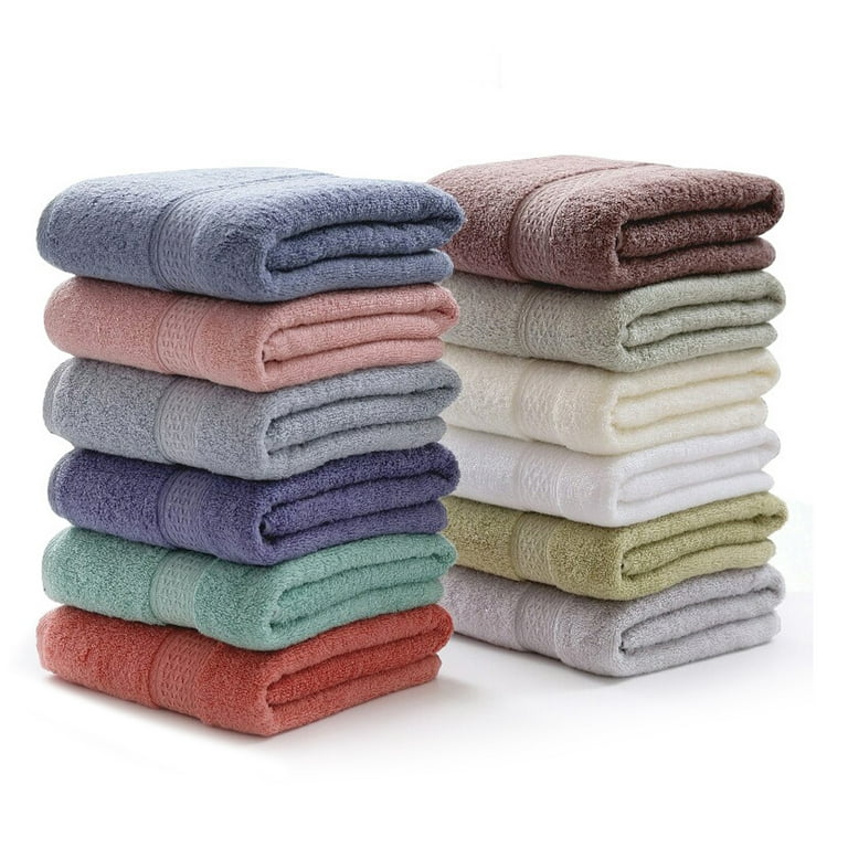 COUTEXYI Thick Bath Towel Set Bathroom Cotton Soft Absorbent Towels Adult  Unseix Towel 