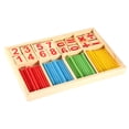 thumbnail image 1 of Colorido Juego De Aprendizaje De Matemáticas De Para Bebés, Bloques De Construcción Educativos Preescolares Con Palos De Contar, Juguete De Desarrollo De Inteligencia, 1 of 7