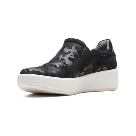 

Clarks Womens Layton Step Leather Lifestyle Slip-On Sneakers