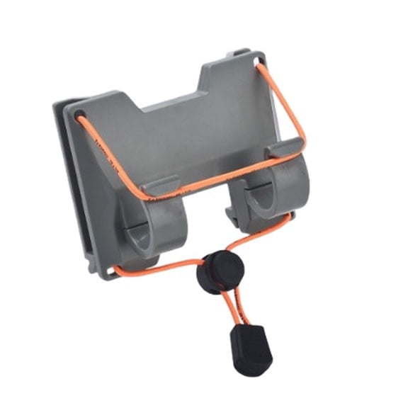 Mosiee Portable Fishing Rod Holder Waist Mount for Spinnings Fly Hand Rods Lure Fish Gray