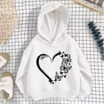 thumbnail image 5 of Yutgune Girls' Heart Graphic Hoodie, Long Sleeve Casual Pullover Sweatshirt, 5 of 5