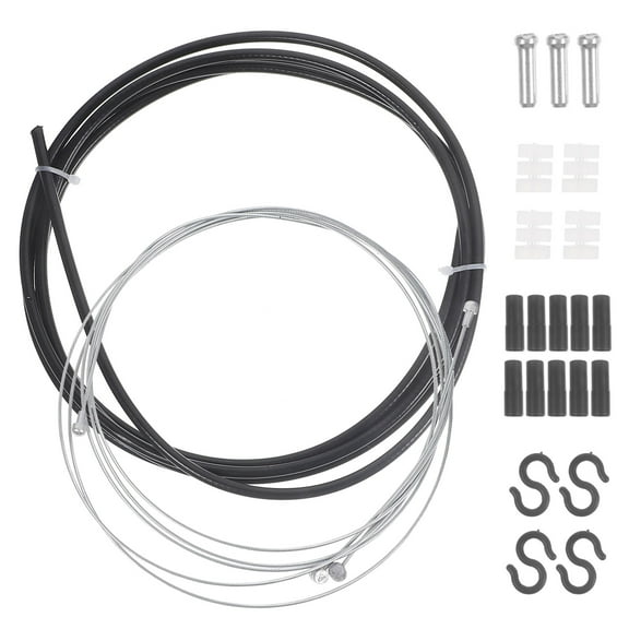 Worgeous 1 Set Universal Bike Brake Cable Kit for Bicycle Parts in 78.7x0.16x0.16in and 82.7x0.08x0.08in