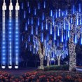 thumbnail image 4 of PAMNNY - Guirnalda de luces LED para lluvia de meteoritos, 50 cm, 8 tubos, para exteriores, decoración de jardín, guirnalda de luces de hadas para Navidad y bodas, 4 of 5