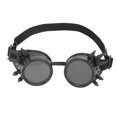thumbnail image 1 of ABS Industrial Vintage Spiked Steampunk Gafas únicas Gafas de ciclismo Gafas de sol a prueba de viento de doble capa Negro, 1 of 9