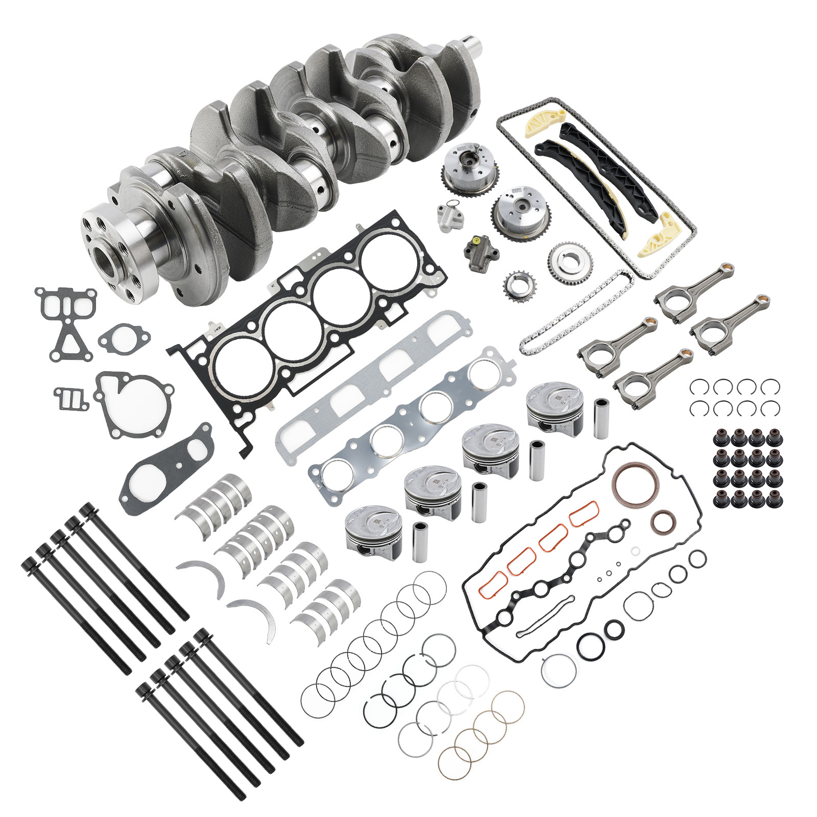 G4KH 2.0T Engine Rebuild Kit with Crankshaft Con Rods Timing Kit For Hyundai Kia