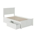 thumbnail image 2 of Madison Platform Bed with Matching Foot Board with 2 Urban Bed Drawers in Multiple Colors and Sizes, 2 of 6