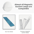 thumbnail image 2 of LEPOTEC 4PCS  Mounting Plates for Under Cabinet Lights – Stick-On Adhesive Metal Pads for  Stick-Up Lights, 2 of 6