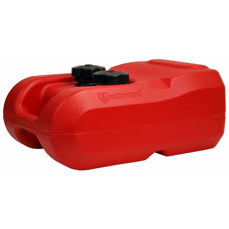 Attwood Marine 8803LP2 Red 3 Gallon EPA Compliant Fuel Tank without Gauge