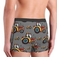 thumbnail image 5 of Kll Cartoon Tractor Men'S Cotton Boxer Briefs Underwear-Large, 5 of 9